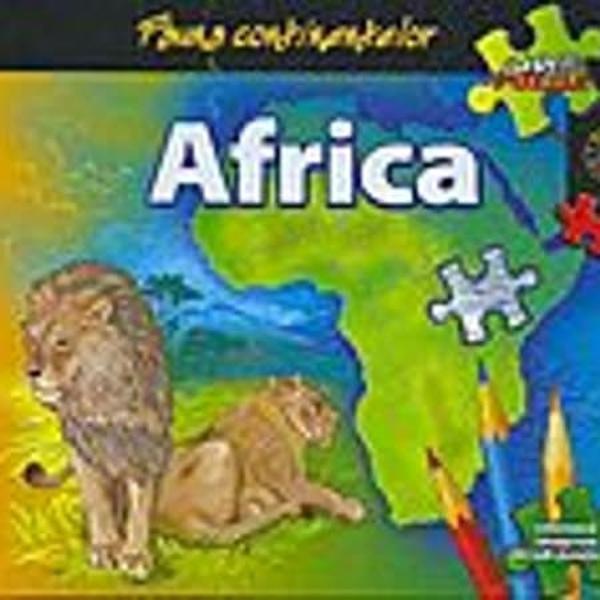 Fauna Continentelor Africa carte puzzle