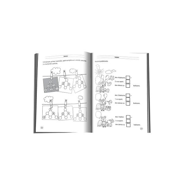 Numere si gandire matematicaAcest caiet face parte din colec&539;ia &bdquo;Activit&259;&539;i de zi cu zi&rdquo; care urm&259;re&537;te dezvoltarea copilului de-a lungul &bdquo;copil&259;riei mijlocii&rdquo; &icirc;n perioada dintre 3 ani &537;i 6 ani&Icirc;n aceast&259; etap&259; a evolu&539;iei sale jocul trebuie s&259; fie activitatea principal&259; &ndash; iar sarcinile propuse &icirc;n caiete nu se abat de la acest 