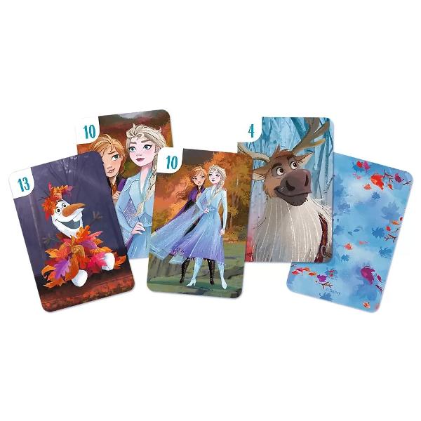 Old Maid Frozen Pacalici este un joc de carti cunoscut de toti copiii Regulile sunt simple acesta este un joc rapid interesant care se bucura de mult succes si popularitate Adaugati la aceasta faptul ca cartile vin cu imagini ale celor mai populare personaje din basme desene animate benzi desenate si filme si veti obtine un produs pe care toti copiii adora sa-l joace Jocul se joaca intre 2 si 4-5 jucatori a caror sarcina este sa selecteze perechi de carti si sa scape de mainile lor de 