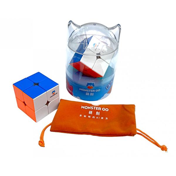 Seria de caracteristici surprinzatoare continua GAN face din cuberi speedcuberi Alegand produsele GAN &8203; alegi cel mai de succes brand de cuburi din lume Cubul Monster Go 2x2x2 este format din 8 colturi si este considerat mai usor decat puzzle-ul traditional 3x3 Are 36 milioane de permutari si va veti distra mult rasucindu-lCubul are 56 mm si 60 grameSpeedcubing-ul este activitatea care se ocupa cu rezolvarea cuburilor si a puzzle-urilor mecanice intr-un timp cat mai scurt