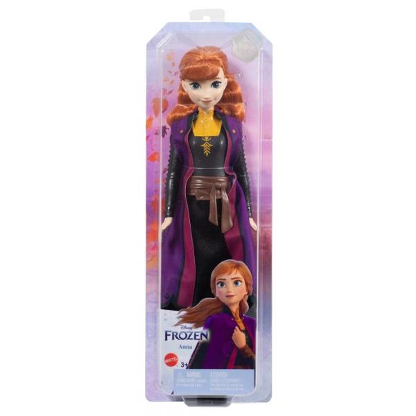 Faceti cunostinta cu aceste papusi de moda inspirate din indragitele filme Disney Frozen Fiecare papusa articulata este prezentata in aspectul ei din film si are parul moale care poate fi periat Fanii le pot colecta pe toate si pot recrea aventuri magice in Arendelle si nu numai Fiecare papusa se vinde separat in functie de disponibilitate Papusile nu pot sta singure in picioare sau sezut Culorile si decoratiunile pot varia Acest pachet contine o papusa Anna