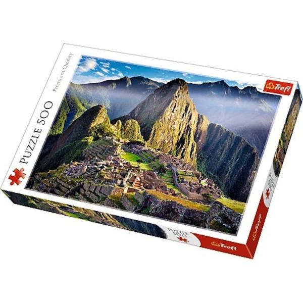 Puzzle Trefl Sanctoar in Machu Picchu 500 piese&nbsp;Un puzzle de calitate trebuie sa fie relaxant si distractivAranjarea unui puzzle constitue atat pentru copii cat si pentru adulti este o modalitate deosebita de dezvoltare a indemanarii spiritului de observatie si a concentrariiTrefleste o companie poloneza cu sediul central in regiunea PomorzeIncepand din 1985 compania a inceput sa producapuzzle-uri 