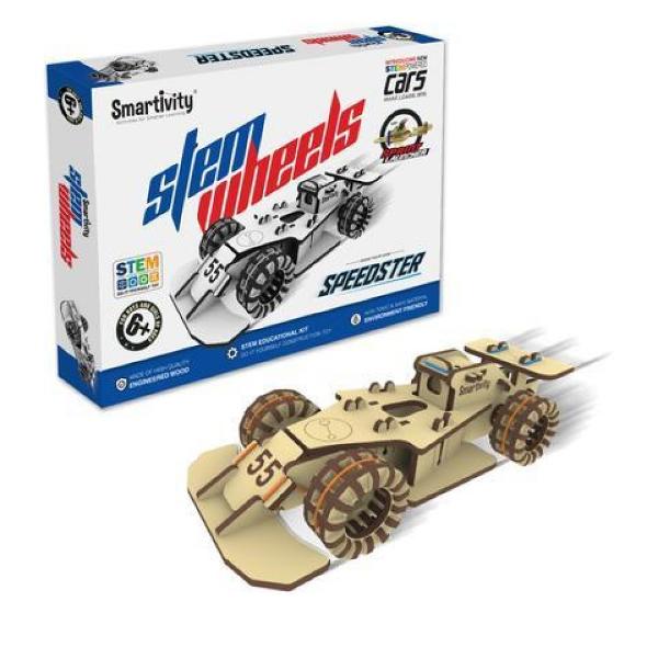 Pe locuri fiti gata&hellip;START Familiarizati-va cu concepte precum miscarea impulsul elsticitatea Acest joc duce adrenalina la cote maxime Iti construiesti masina o pozitionezi pe un lansator si o privesti uimit cum prinde vitezaSpecificatiiOrigine  IndiaVarsta recomandata  6 ani Durata aproximativa asamblare 46 minDurata Joc  NelimitataAptitudini dezvoltate  Aptitudini analitice Creativitate Aptitudini motorii Aptitudini 