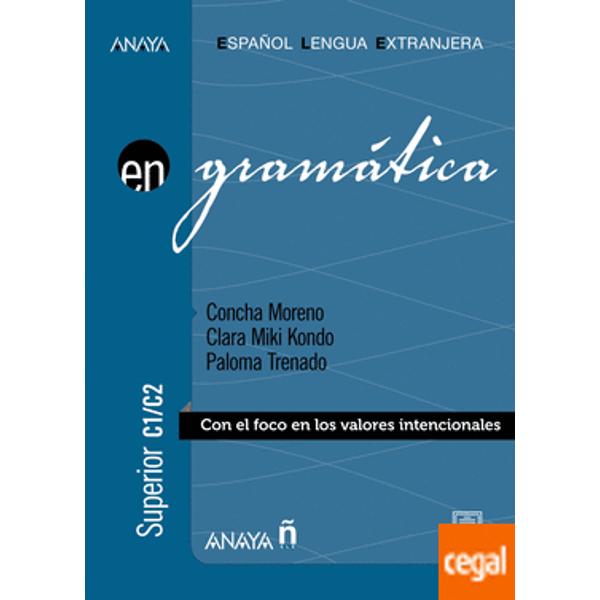 Con esta gramática de nivel superior y de perfeccionamiento niveles C1-C2 se cierra la serie destinada a la gramática en la colección Anayaele EN Está concebida como material complementario para el aula o como autoaprendizaje PUNTOS FUERTES - Ofrece una sistematización y descripción de cuestiones gramaticales de gran complejidad - Incluye y practica los valores intencionales de las formas lingüísticas con un foco especial en las 