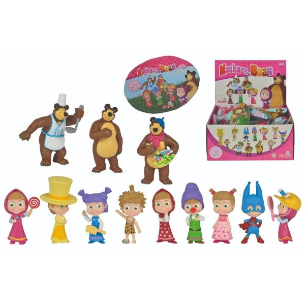 Descopera surpriza din ambalaj Personajul Masha din indragitele desene animate Masha si ursuletul te asteapta in 12 roluri diferite si amuzante comercializate separat Colectioneaza-le pe toate si recreaza cele mai haioase momenteFiecare punguta surpriza contine o figurina iar acestea se trimit&nbsp;aleator&nbsp;Nu se poate alege un anumit modelAvertisment&nbsp;Contraindicat copiilor mai mici de 3 ani Jucaria poate contine piese mici care se pot inghiti sau inhala 