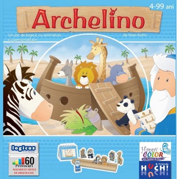 Un joc atractiv de logica cu animalute cu personalitateToate animalutele invitate pe arca lui Noe nu numai ca vor propriul lor loc dar au si preferinte asa ca s-ar putea dovedi dificil sa-i asezam pe totiCangurul tine mortis sa stea langa leu dar acolo vrea sa stea si panda pentru a putea conversa cu zebra iar girafa nu doreste sa fie ultima in spatetotul pare destul de complicat Cu ajutorul unui plan care la inceput va fi simplu vei reusi sa ii asezi pe toti cum 