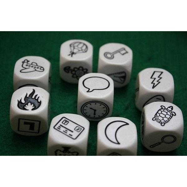 Seria de jocuri Story Cubes te va ajuta sa-ti descoperi si sa-ti dezvolti aripile imaginatiei Imbraca haina Povestitorului si transforma simplele imagini de pe niste zaruri in fascinante istorisiri&nbsp;Cum se joacaEste usor Tot ce trebuie sa faci este sa dai cu cele 9 zaruri sa te uiti la imagini si sa creezi o poveste Incepe cu A fost odata si spune o poveste care sa lege toate cele 9 imagini de pe fata superioara a zarurilor Incepe cu prima 