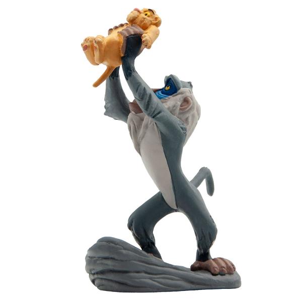 Figurina Rafiki cu baby Simba 10 cm