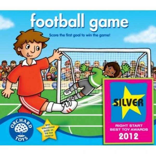 Joc de societate Meciul de fotbal FOOTBALL GAMEMarcheaza primul gol pentru a castiga joculUrmareste mingea in timp ce incerci sa marchezi golul castigatorMeciul de fotbal promoveaza imaginatia incurajeaza abilitatile logico - matematice de observare si gandirea strategica si dezvolta aptitudinile inter si intrapersonaleContine4 planse de joc4 pioni in forma de minge4 suporturi pentru pioniRoata arbitruluiRoata portii