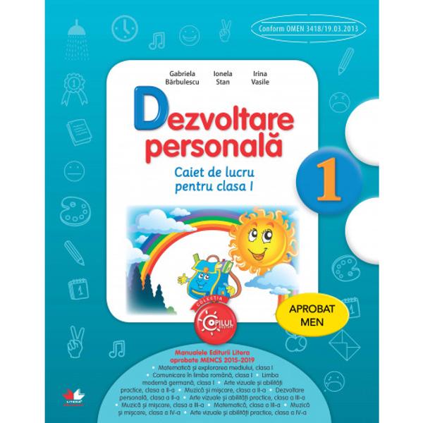 Caietul este conceput dupa noua program&259; &351;colar&259; Prezentat într-o form&259; deosebit de atractiv&259; materialul ofer&259; activit&259;&355;i care au ca scop dezvoltarea capacit&259;&355;ii elevului de a se autocunoa&351;te &351;i de a-&351;i exprima într-o manier&259; pozitiv&259; interesele aptitudinile tr&259;irile personale abilit&259;&355;ile de rela&355;ionare &351;i comunicare reflec&355;iile cu privire la 