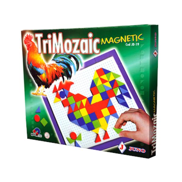Categorie&nbsp;Jocuri didacticeDetalii&nbsp;Contine trei tipuri de forme triunghi patrat si cerc avand peste 140 de piese magnetice usor de pozitionat si manevratVarsta recomandata&nbsp;5-8 ani