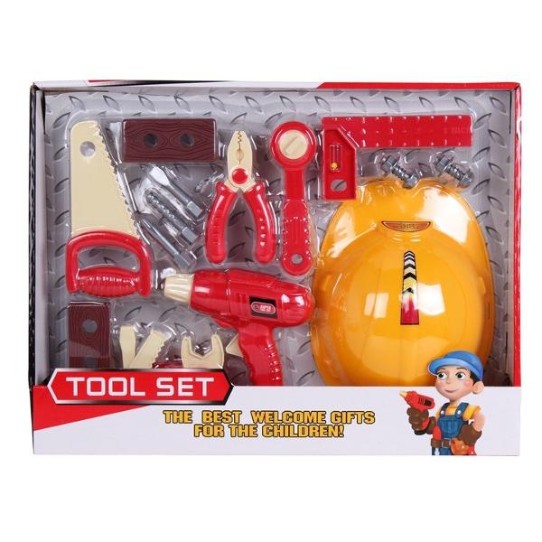 Set trusa scule cu casca 6494