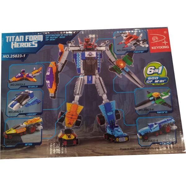 Set constructii 6 in 1 84 piese 5855