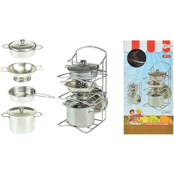 Set gatit metalic cu suport TOI13002A