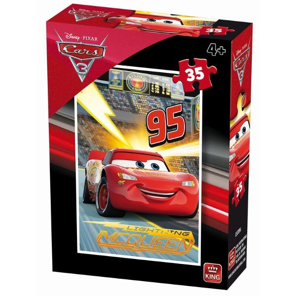 Puzzle 35 piese Disney Cars 3Rezolvarea puzzle-urilor reprezinta o activitate relaxanta De asemenea iti dezvolta aptitudinileMaterialele folosite sunt de cea mai buna calitateCaracteristiciNumar piese 35Material CartonDimensiune puzzle 21 x 15 cmDimensiune cutie 13 x 10 cmVarsta recomandata 3 aniAtentionare Produsul este contraindicat copiilor sub varsta de 3 ani deoarece poate contine piese mici care pot fi inghitite sau inhalate existand pericolul de sufocare  Va rugam 