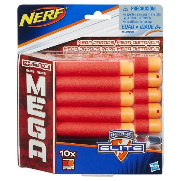 Cartusele sunt compatibile cu majoritatea blasterelor Nerf MEGA vandute separat Inarmeaza-te cu acest Mega pachet de 10 rezerve