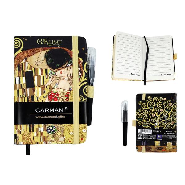 Bloc notes A6 G Klimt Kiss Pomul Vietii 105x148 cm 0215070
