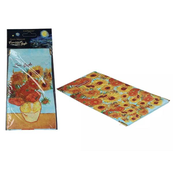 Etui pentru ochelari Van Gogh Sunflowers 9x18 cm 0210322