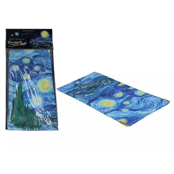 Etui pentru ochelari Van Gogh Noapte Instelata 9x18 cm 0210321