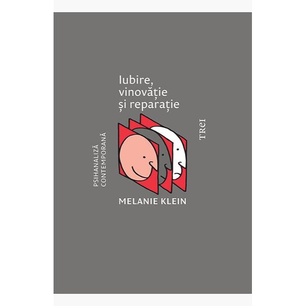 Iubire vinov&259;&539;ie &537;i repara&539;ie cuprinde scrierile Melaniei Klein din perioada 1921&ndash;1946 care elaboreaz&259; teoria freudian&259; &537;i introduc urm&acirc;nd firul ro&537;u al anxiet&259;&539;ii rela&539;iile ambivalente cu obiecte par&539;iale func&539;ia de simbolizare inerent&259; fantasmelor &537;i conceptul esen&539;ial de pozi&539;ie depresiv&259;Pionier&259; a analizei copiilor Klein a creat o nou&259; structur&259; a cadrului 
