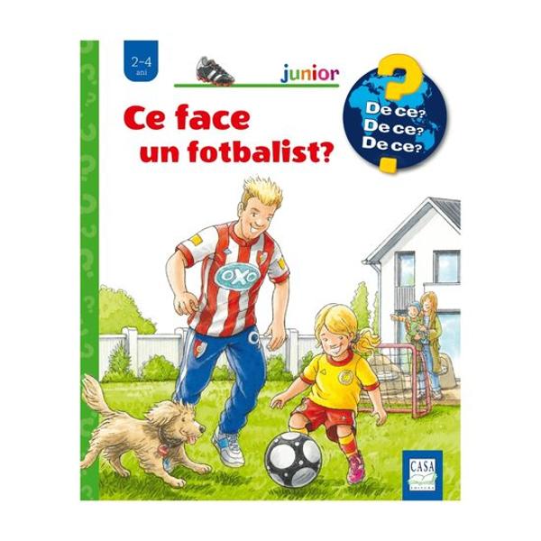 &536;uteaz&259; &537;i marcheaz&259; &536;i mult mai mult dec&acirc;t at&acirc;t Un fotbalist de meserie &icirc;&537;i &icirc;ncepe ziua cu antrenamente folose&537;te un echipament special are grij&259; la alimenta&539;ie urmeaz&259; strategii de joc merge la sal&259; face fizioterapie &537;i joac&259; &icirc;n meciurile profesionisteIat&259; o carte despre meseria de fotbalist din care vei afla deschiz&acirc;nd ferestrele de pe paginile cartonate cum 
