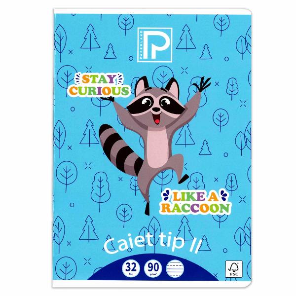 Caiet A5 tip II 32 file PAPERLAND&nbsp;Select - descriere produsCerneala stiloului trece prin hartia caietului si se intina pe verso Alegeti acest&nbsp;caiet A5&nbsp;cu&nbsp;file din hartie de grosime superioara de 90 gmp&nbsp;si acest lucru se va schimba&nbsp;Acest caiet este&nbsp;de tip II&nbsp;ceea ce il face&nbsp;potrivit pentru copii din clasele intai si a doua oferind un suport excelent pentru invatarea literelor si a scrierii datorita liniaturii speciale 