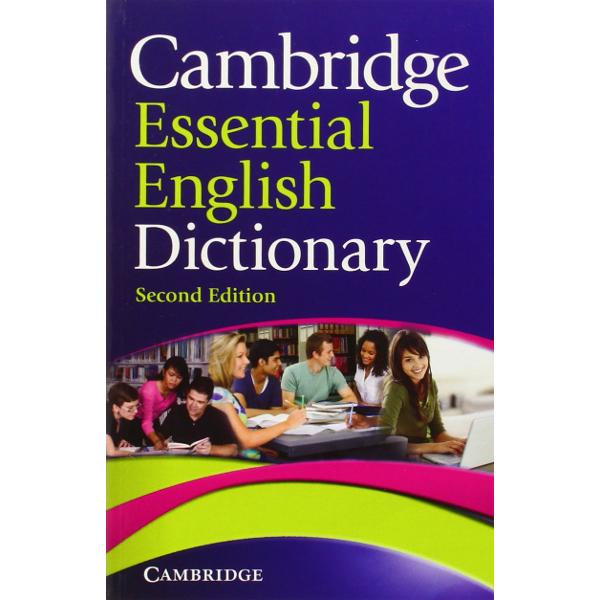 A small low-level monolingual English dictionary for beginners and pre-intermediate learners of English Using a learners dictionary for the first time can be daunting but the Cambridge Essential English Dictionary makes that first step easier for learners with short definitions that are easy to understand and lots of example sentences to put the language into context Mapped to a ground-breaking research programme English Profile this brand new edition of the Cambridge Essential 