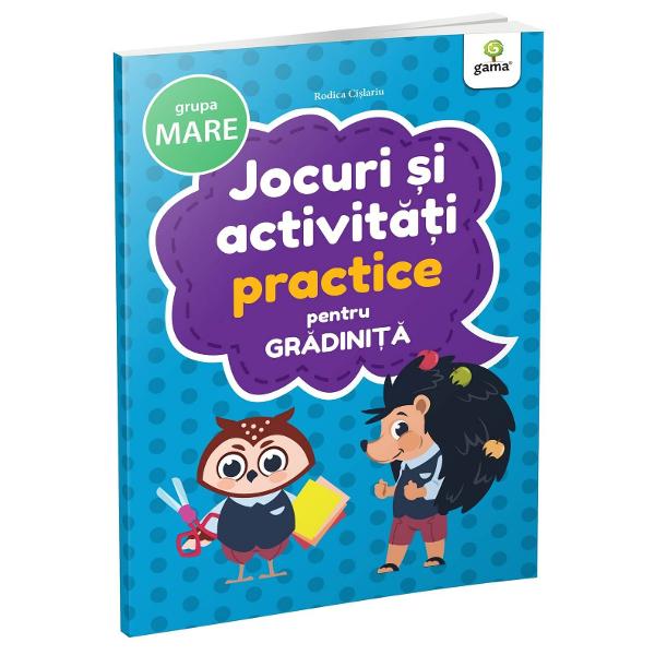 Colec&539;ia de caiete de lucru Jocuri &537;i activit&259;&539;i pentru gr&259;dini&539;&259; are o dubl&259; utilitatepe p&259;rin&539;i îi ajut&259; s&259; urm&259;reasc&259; evolu&539;ia cognitiv&259; a copiilor &537;i s&259; le dezvolte poten&539;ialul;educatorilor le ofer&259; materialul necesar pentru a exersa &537;i consolida abilit&259;&539;ile 