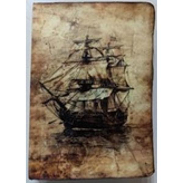 Jurnal Vintage dimensiune&nbsp; 20 x 15 cm coperti din piele naturala hartie lucrata manual din bumbac