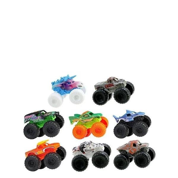 Masinuta Monster Jam la scara 172 este o jucarie dinamica realizata din metal si plastic rezistent conceputa pentru joaca activa si colectie Designul robust rotile supradimensionate si detaliile realiste inspira aventuri off-road si cascadorii spectaculoase atat in interior cat si in exterior Modelul este compact si usor de manevrat ideal pentru mainile copiilor dar si pentru pasionatii de vehicule miniaturaleImportant Pretul afisat este per bucata Acest produs 