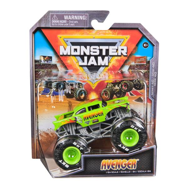 Masina oficiala a spectacolului Monster Jam Un vehicul hiper detaliat fidel eroilor spectacolului cu un aspect agresiv si suspensii realiste pentru a face cascadoriile intr-un mod cat mai spectaculos Macheta este metalica si foarte bine realizata Foarte rezistenta Monster Jam ofera mai multe detalii si grafica decat oricand Cu anvelopele oficiale BKT jante cromate stilizate si un sasiu autentic cu detalii cromate acest camion monstru intruchipeaza stilul si volanul omologului sau din 