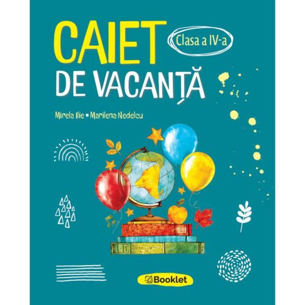 Caietul de vacan&539;&259; pentru clasa a IV-a este un suport de lucru util pentru aprofundarea no&355;iunilor studiate &icirc;n cursul anului &351;colar la disciplinele Limba &351;i literatura rom&acirc;n&259; Matematic&259; Istorie Geografie &351;i &350;tiin&355;e ale naturiiCaietul con&355;ine zece capitole care abordeaz&259; integrat activit&259;&355;ile specifice acestor discipline pornind de la o varietate de texte narative &537;i lirice din universul 
