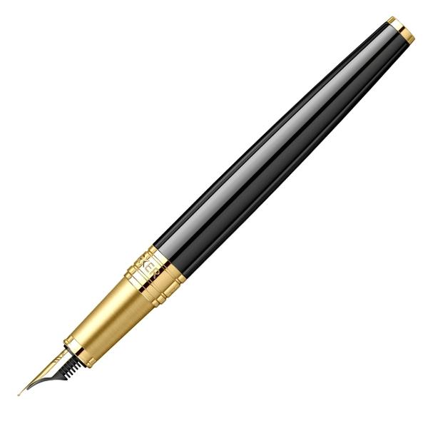 Stiloul Parker Aster Waveeste varianta modern&259; din gama Aster eviden&539;iat&259; prin modelul Wave discret aplicat pe corpul negru Accentele aurii adaug&259; elegan&539;&259; rezult&acirc;nd un echilibru bun &icirc;ntre stil clasic &537;i design contemporanCorpul metalic ofer&259; rezisten&539;&259; &537;i stabilitate &icirc;n utilizare iar peni&539;a din o&539;el inoxidabil asigur&259; o scriere 