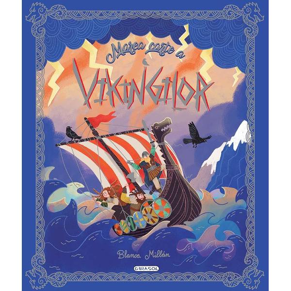 Stiai ca vikingii au reusit sa ajunga in America cu 500 de ani inaintea lui Cristofor Columb Si ca secole de-a randul au fost teroarea marilor Daca vrei sa afli totul despre vikingi asta-i cartea pentru tine In ea vei descoperi istoria lor cum traiau de ce erau atat de speciale incredibilele lor corabii vei afla chiar si cine erau zeii la care se inchinau Cartea are si un joc cu vikingi si instructiunile necesare pentru a-ti construi propriul scut o secure vikinga un ceas solar 