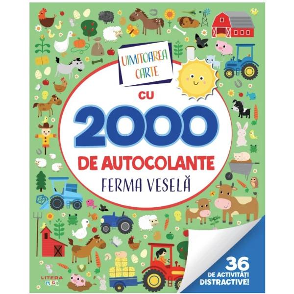 Distreaz&259;-te la ferm&259; Ajut&259;-i pe fermieri s&259; str&acirc;ng&259; recolta s&259; hr&259;neasc&259; porcii s&259; mulg&259; vacile &537;i s&259; adune oile deseneaz&259; coloreaz&259; rezolv&259; activit&259;&539;ile apoi completeaz&259; fiecare pagin&259; aleg&acirc;nd din cele peste 2 000 de autocolante