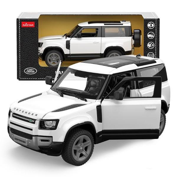 Masinuta are proportiile ideale pentru momente pline de distractie si amuzament avand dimensiunile in centimetri dupa cum urmeaza  1888453 Masinuta metalica Land Rover Defender 90 Alb scara 1 la 24 are anvelope de cauciuc si un design detaliat interior-exterior realizat din materiale metalice turnate cu accesorii realizate din material plastic de calitate superioara Copilul dumneavoastra se poate juca in voie cu masina metalica Land Rover Defender 90 Alb de la brandul international 