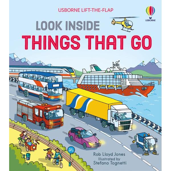 Lift the flaps to explore all sorts of exciting vehicles - bulldozers rumbling around building sites fire engines rushing to emergencies and jumbo jets soaring into the skies With fascinating facts about every vehicle from speed machines to giant trucks emergency vehicles tractors and planes all geared to delight enquiring minds The colourful scenes are covered with flaps each packed with even more detail to entertain young readers&nbsp;