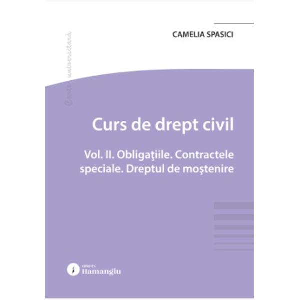 Dreptul civil&nbsp;reglementeaz&259; raporturile patrimoniale &537;i personale nepatrimoniale stabilite &icirc;ntre persoanele fizice &537;i persoanele juridice aflate pe pozi&539;ii de egalitate juridic&259; precum &537;i condi&539;ia juridic&259; a acestora &icirc;n calitate de subiecte ale raporturilor juridice civilePe fond studiul este&nbsp;structurat &icirc;n dou&259; volume cuprinz&acirc;nd cele&nbsp;&537;ase 