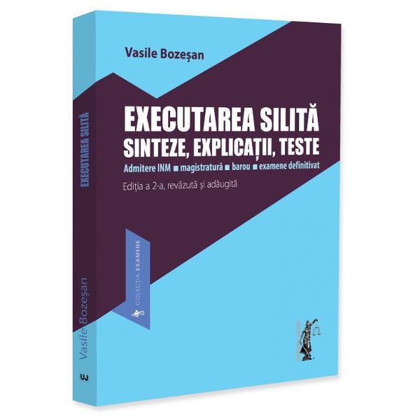 Cuprinsul lucrarii&nbsp;Indrumar ghid preliminar privind modul de abordare si invatare a materiei executarii silitelista de termeninotiuni specifice executarii silite pentru familiarizarea cititoruluisinteze privind intreaga materie a executarii silite din tematica de examenconcursexplicatii detaliate ale continutului normelor procedural 