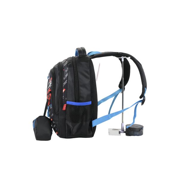 Ghiozdan &537;colar DACO GH3520 38 cm &ndash; negru ghiozdan &537;colari cu 4 compartimente poliester rezistentGhiozdanul DACO GH3520 38 cm negru este alegerea ideal&259; pentru &537;colari care au nevoie de un rucsac practic rezistent &537;i bine organizat pentru activit&259;&539;ile zilnice Cu un design clasic &537;i versatil acest ghiozdan este potrivit pentru 