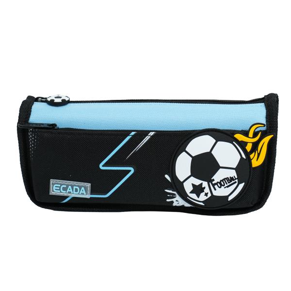Penar 2 fermoare borset&259; ECADA 78507 &ndash; design sport organizare eficient&259; &537;i stil modernPenarul tip borset&259; ECADA 78507 este alegerea perfect&259; pentru elevii activi care &icirc;&537;i doresc un accesoriu practic dar &537;i atractiv Cu un design sport inspirat eviden&539;iat de grafica cu minge de fotbal &537;i elemente dinamice &icirc;n 