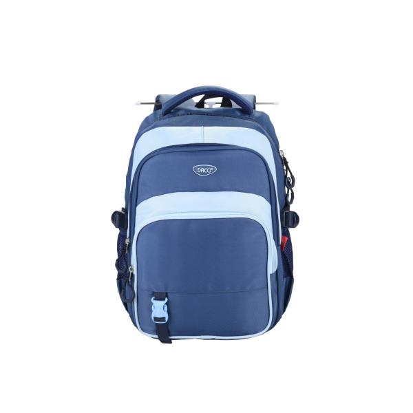 Ghiozdan &537;colar DACO GH5008A 41 cm &ndash; albastru &icirc;nchisalbastru deschis ghiozdan &537;colari cu 3 compartimente poliesterGhiozdanul DACO GH5008A 41 cm albastru &icirc;nchis &537;i albastru deschis este alegerea ideal&259; pentru &537;colari care au nevoie de un rucsac practic rezistent &537;i u&537;or de organizat Combina&539;ia de culori ofer&259; un 