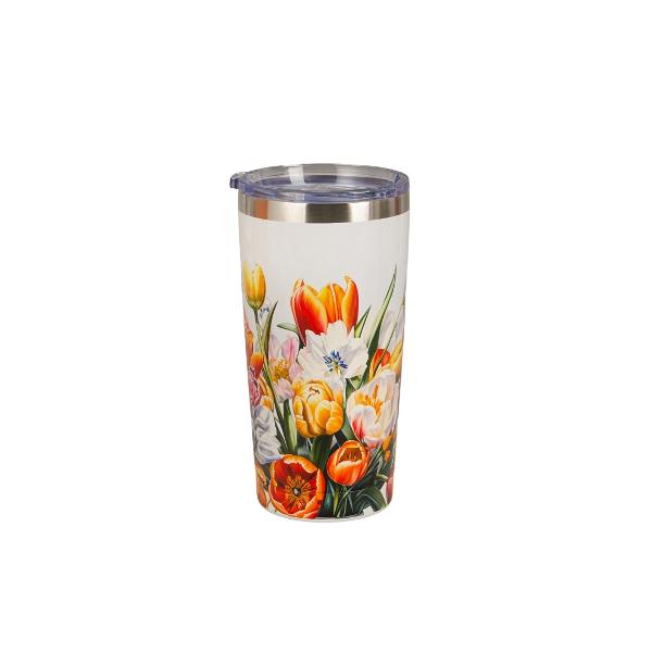 Cana termic&259; inalta LALELE din colec&539;ia Flowers Classic este fabricat&259; din o&539;el inoxidabil 188 &537;i este perfect&259; pentru 