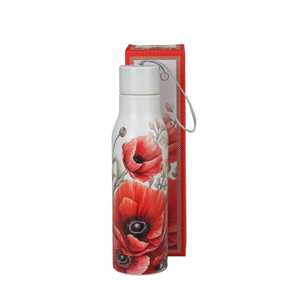 Sticla termic&259; MACI din colec&539;ia Flowers Classic este fabricat&259; din o&539;el inoxidabil 188 &537;i este perfect&259; pentru 