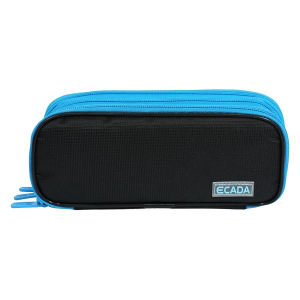 Penar 3 fermoare borset&259; ECADA 78503 &ndash; practic rezistent &537;i bine organizatPenarul ECADA 78503 este alegerea ideal&259; pentru elevii &537;i studen&539;ii care &icirc;&537;i doresc un accesoriu simplu func&539;ional &537;i durabil pentru organizarea rechizitelor Cu un design modern &icirc;n combina&539;ie de culori negru &537;i albastru acest penar ofer&259; un aspect versatil 
