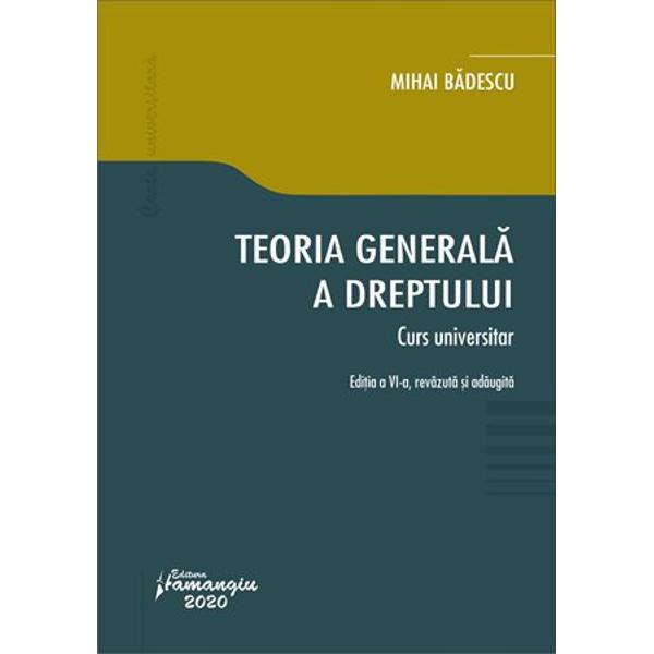 Lumea dreptului incepe inevitabil cu fundamentele fenomenului juridic adevarate „pietre de incercare si coloane ale templului juridic”    Teoria generala a dreptului face parte din sistemul stiintelor juridice fiind prima disciplina juridica studiata in primul an al oricarei facultati de drept din lume Acestei discipline ii revine sarcina coordonarii stiintelor juridice de ramura avandu-se in vedere faptul ca evolutia stiintelor 