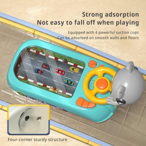 Aceasta&nbsp;jucarie interactiva cu volan&nbsp;pentru transforma joaca intr-o experienta activa in care cel mic manevreaza volanul evita masinile din trafic si reac&539;ioneaza rapid la schimbarile din joc Are&nbsp;butoane mari usor accesibile si include&nbsp;efecte sonore Poate reda muzica claxon si sunete specifice mai multor vehicule iar scena de rulare in miscare face jocul mai distractiv Este o varianta practica 