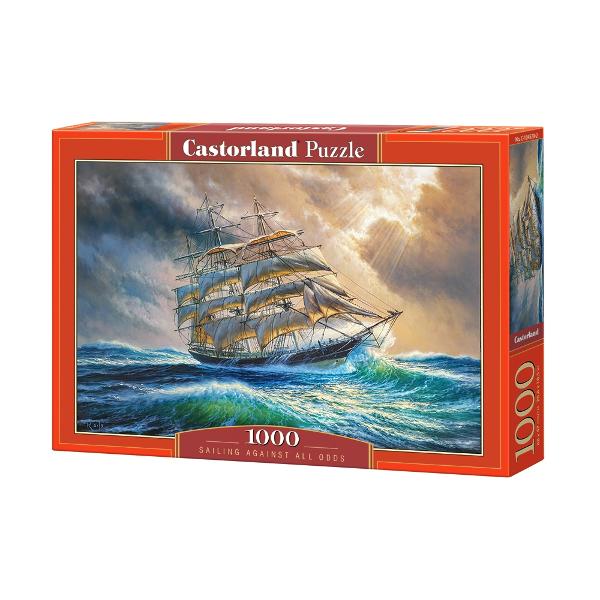 Puzzle Castorland Navigand impotriva sanselorDimensiune ambalaj 35 x 25 x 5 cmDimensiune puzzle asamblat 68 x 47 cm