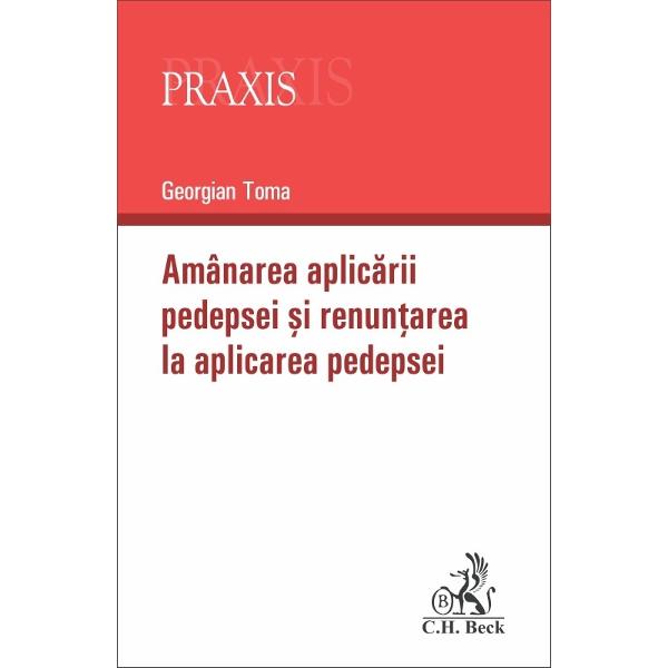 Recomandarea speciali&537;tilorDe&537;i renun&539;area la aplicarea pedepsei &537;i amânarea aplic&259;rii pedepsei au prezentat interes pentru literatura juridic&259; recent&259; datorit&259; nout&259;&539;ilor pe care le-au adus aceste institu&539;ii juridice &537;i numeroaselor probleme pe care le întâmpin&259; practica judiciar&259; subiectul stârne&537;te în continuare 