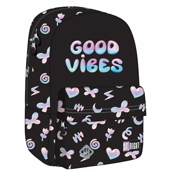 Ghiozdanul STRIGHT BP33 din colectia grafica Holo-Baloons este un model usor cu format compact potrivit pentru scoala si utilizare zilnica Ofera spatiu bine organizat pentru rechizite si accesorii scolare intr-un design practicConfortul la purtare este sustinut de spatele ergonomic captusit si bretelele reglabile iar elementele reflectorizante contribuie la o vizibilitate mai buna2 compartimente incapatoareBuzunar frontal cu fermoarSpate 